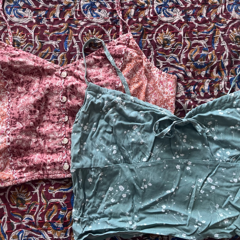 Graphic tank tops